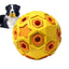 Pet Sound Toys Dog Toy Ball Rubber Hollowed Star Shape Squeaky Balls for Dogs Portable Bite Resistant Training Playing Supplies