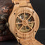 BOBO BIRD Wood Mechanical Watch Men Relogio Masculino Big Mens Watches Top Brand Luxury Timepieces erkek kol saati Dropshipping