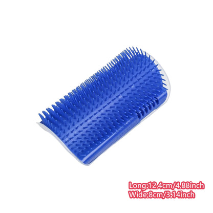 2/1PCS Pet Brush Comb Play Cat Toy Softer Cat Self Groomer Massage Comb with Catnip Face Scratcher for Kitten Puppy Cat Clean