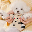 Autumn Winter Dog Clothes Chihuahua Bichon Pet Dog Sweater Soft Striped Cardigan Coat Puppy Warm Knitted Jacket Dog Girl Costume