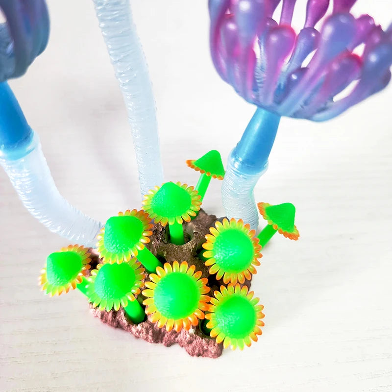 Artificial Underwater Coral  Aquarium Fish Tank Simulation Decoration Aquarium Backgrounds Plants Water Grass Accessories Home