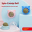 Rotating Cat Mint Ball New Cat's ears (Steamed cat-ear shaped bread) Pet Molar Toy Interactive Lickle Pet Products