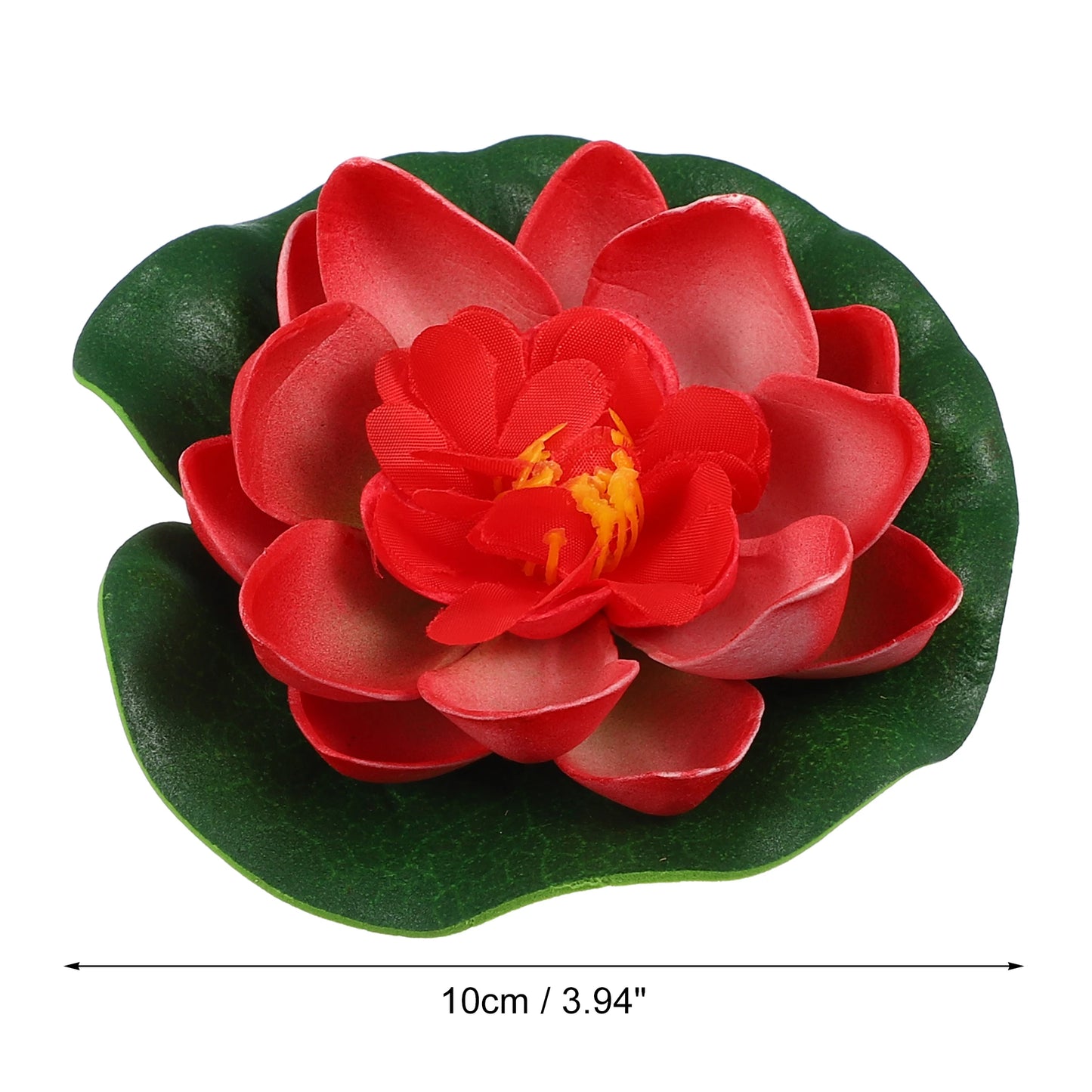 Uxcell 10PCS 10cm Aquarium Floating Artificial Flower Fake Lotus Plant Pond Micro Landscape Garden Fish Tank Tools Accessories