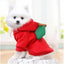Cute Fruit Pet Costume Dog Clothes for Small Dogs Warm Fleece Doggy Hoodies Pet Dog Cat Clothing Puppy Sweater for Chihuahua Pug