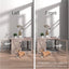 Dog cage furniture Wooden  side coffee table Indoor  dog house for small, medium and large pet cages can be cus