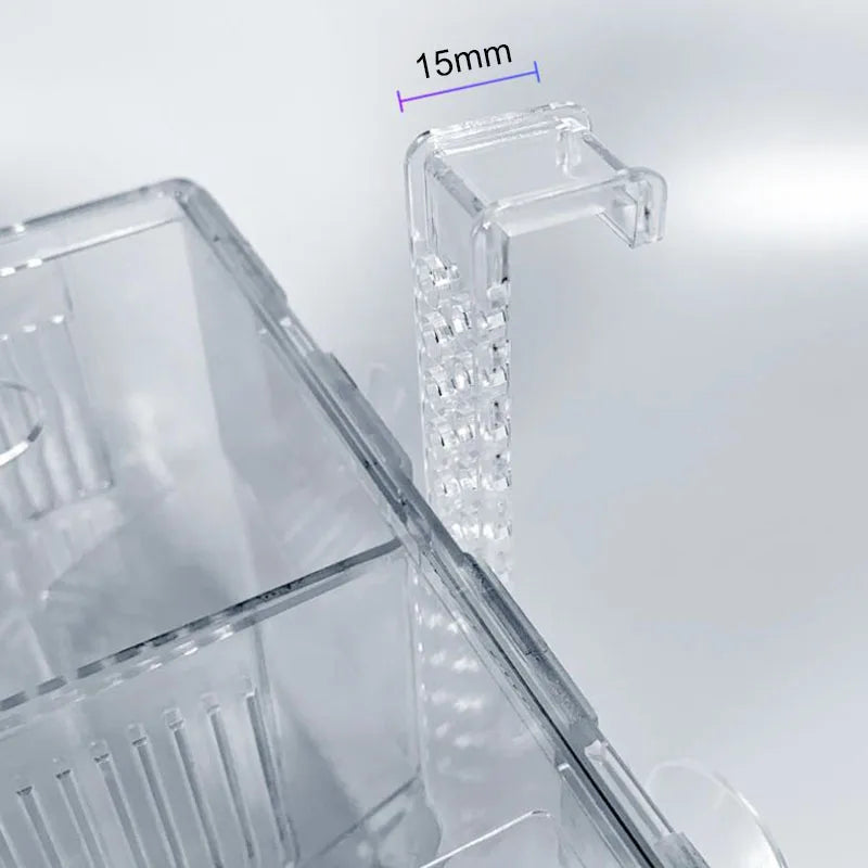 Aquarium Accessories Acrylic Fish Breeding Isolation Box Fish Tank Aquarium Breeder Double Guppies Hatching Incubator