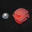 UXCELL Artificial Glowing Fish Luminous Fake Lionfish Aquarium Artificial Silicone Ornament Floating Fish Tank Decoration