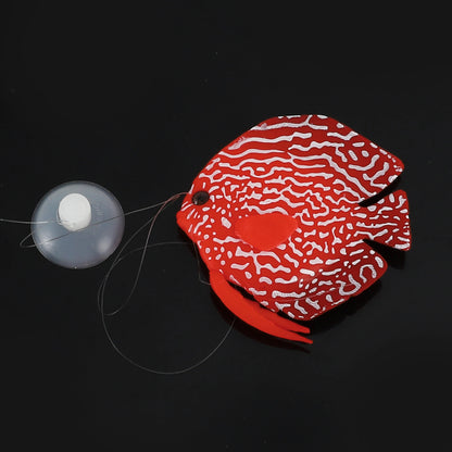 UXCELL Artificial Glowing Fish Luminous Fake Lionfish Aquarium Artificial Silicone Ornament Floating Fish Tank Decoration