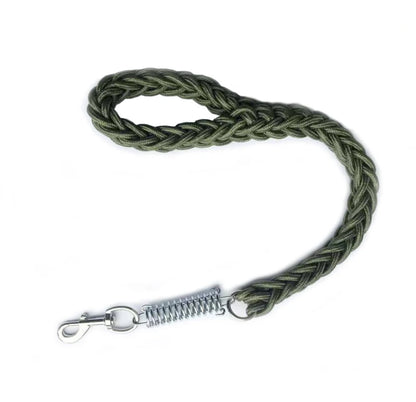 Durable Nylon Dog Leash Heavy Duty Spring Traffic Control Training Short Leashes for Medium Large Dogs Pitbull Pet Accessories