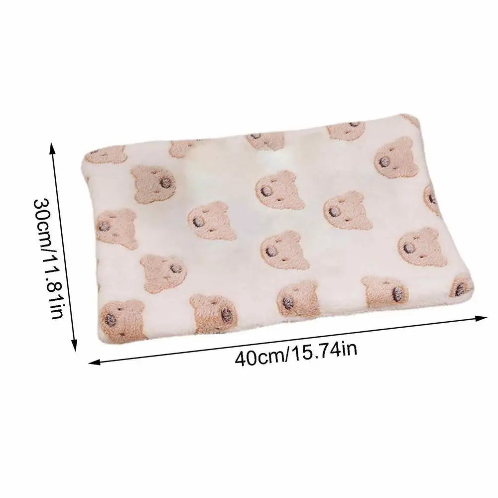 Cozy Cat Calming Blanket Super Soft And Warm Flannel Pet Blankets Soft And Warm Machine Washable Sleeping Mat For Dogs Cats Cold
