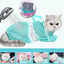 Cats Grooming Bag Breathable Mesh Cat Bathing Washing Bag Restraint Multi-purpose For Nail Cutting Beauty Medication Feedin A2J1