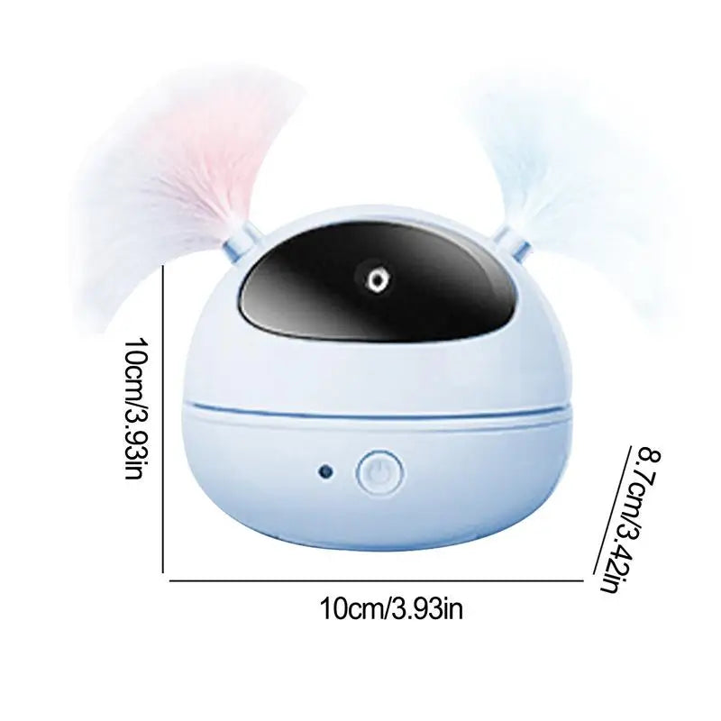 Cat Laser Toy Automatic Laser Moving Pointer for Cats Real Random Trajectory & 360 Irregular Rotation Kitten Exercise Toys