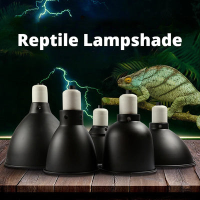 5.5 Inch Reptile Deep Dome Lampshade Snakes Lizards Geckos Terrariums Light Fixture Reptile Lamp Cap Optical Reflection Cover