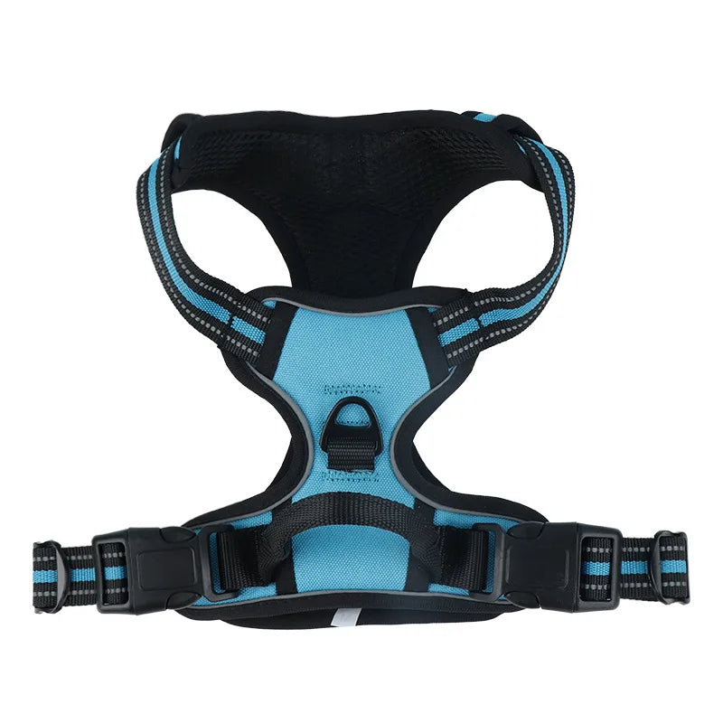 Dog leash, chest and back, large dog walking leash, medium to large explosion-proof sling, chest and back