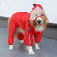 Frog Dinosaur Shape Dog Raincoat Costume for Medium and Large Dogs Waterproof Pet Jumpsuit Clothes Dog Rain Jacket for Labrador