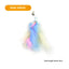 Cross-border cat teasing stick replacement head rainbow caterpillar wood teana stick cat toy funny cat bell hair ball replace...