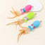 Cat Toy Cat Teaser Sticks Sequin Fish Feather Tail Funny Cat Stick Cat Cat Toy Catnip Doll Pet Supplies