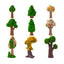 Simulated Moss Small Tree Aquarium Ornaments Decoration Artificial Resin Tree for fish Tank Creative Ornament Background Home
