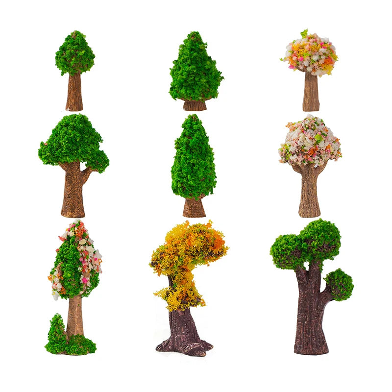 Simulated Moss Small Tree Aquarium Ornaments Decoration Artificial Resin Tree for fish Tank Creative Ornament Background Home