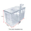 Aquarium Accessories Acrylic Fish Breeding Isolation Box Fish Tank Aquarium Breeder Double Guppies Hatching Incubator