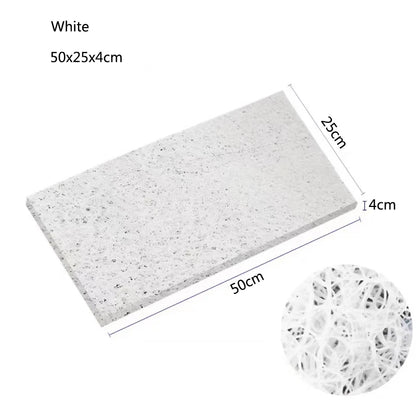 Aquarium Filter Super Thick Biochemical Filter Plastic Mesh Rattan Sponge for Aquarium Fish Tank Bio Cotton Foam Skimmer New 4CM