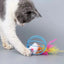 Cage rat happy cat toy plush simulation color mouse fun cat ball fun cat fun fun pet supplies