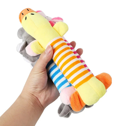 Molar Dog Toy Plush Supplies for All Puppies Pet Squeak Chew Toy Funny Durable Chew Elephant Duck Pig Toy for Dogs Pet Products