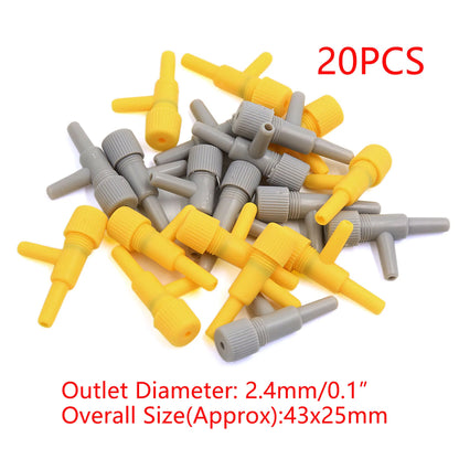 UXCELL Aquarium Air Line Tubing Control Valve 2/3 ways Fish Tank Connector Pump Flow Pipe Valves Tube Hose Trachea Accessories