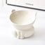Cat Bowl Ceramic High Foot Diagonal Mouth Neck Protection Cat Food Bowl Large Diameter Drinking Bowl Anti Overturning Cat Food B
