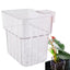 Aquarium Plant Basket Transparent Aquarium Decorations Plants Pot Aquatic Plants Holder Aquatic Plant Cup Fish Tank Planter