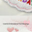Lightweight Polyester Pet Cat Collars Birthday Decorate Puppy Chihuahua Saliva Necklace Cap Lace Up Adjustable Kitten Bandana