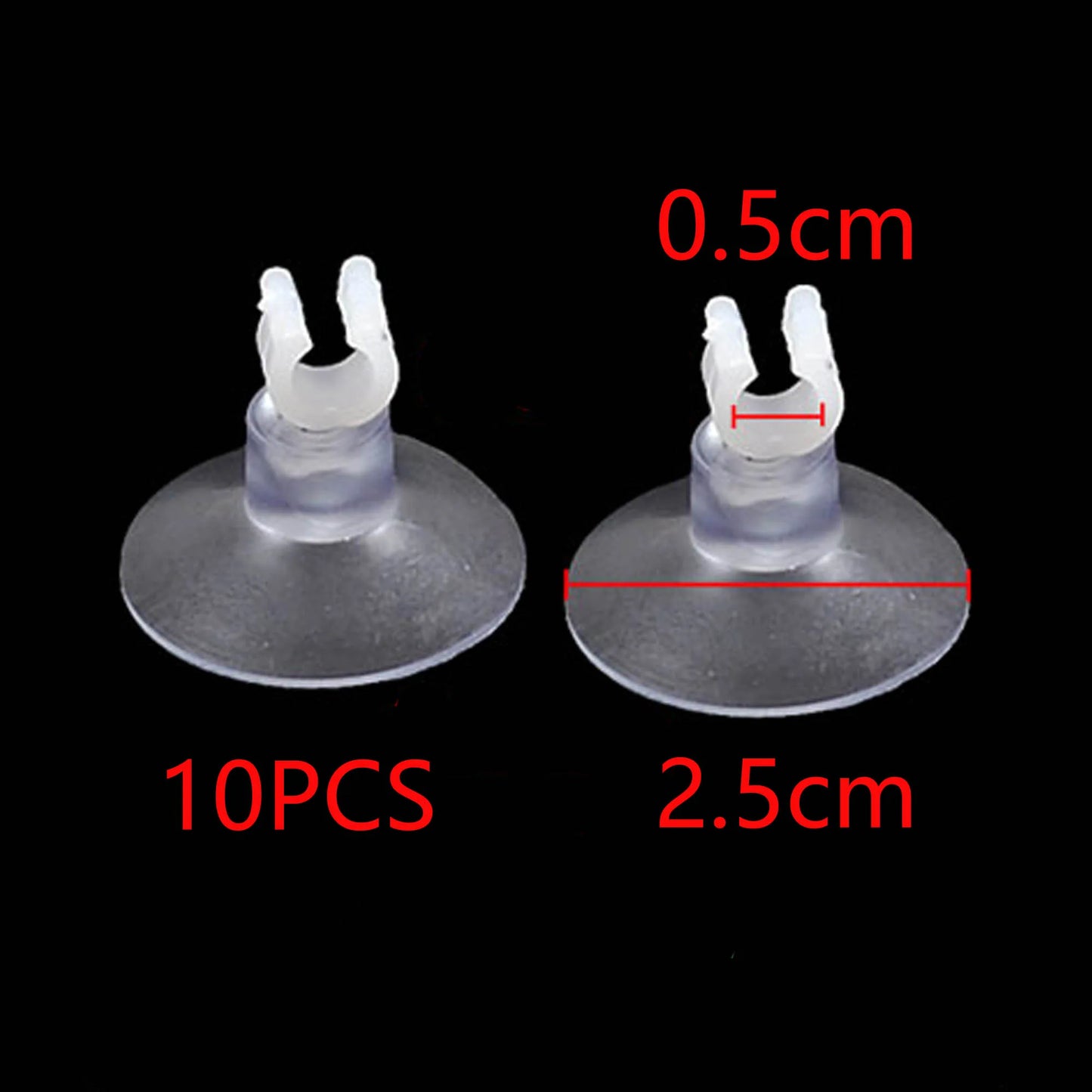 UXCELL Aquarium Clear Suction Cup Airline Tube Holders Clips Air Line Pipe Wire Holder Used Sucker Fish Tank Pump Accessories