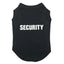 Dog Security Shirt Pet Puppy Guard Costume Cotton T-Shirt Summer Dog Clothes for Large Medium and Small Dogs German Shepherd
