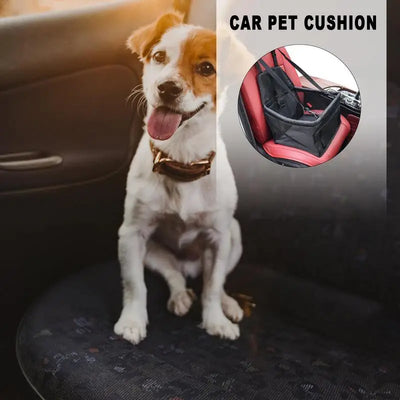 Pet Car Cushion Breathable Dog Seatbelt Car Seat 2 Small Dogs Dog Car Back Seats Travel Bed Dog Seat Comfortable And Safe For