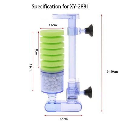 Aquarium Filter for Aquarium Fish Tank Air Pump Skimmer Biochemical Sponge Filter Aquarium Bio Filter Filtro Aquario Highquality