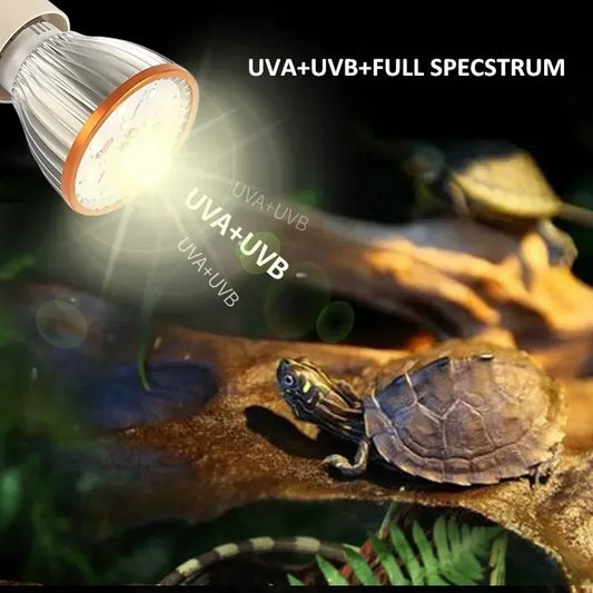 UVA + UVB Reptile Light Full Specstrum 5.0 10.0 Bulb LED UV Lamp for Turtle Lizard Snake Heater Bulb Terrarium Lamp 육지거북