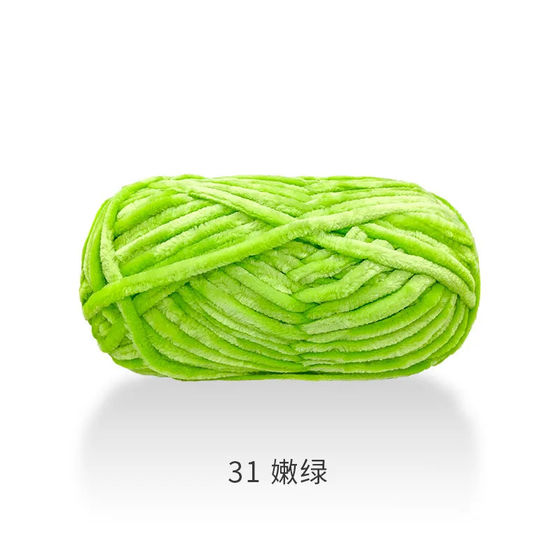 Ruyi bird warm fleece thick wool handmade DIY crochet woven golden velvet hook shoe thread wool ball