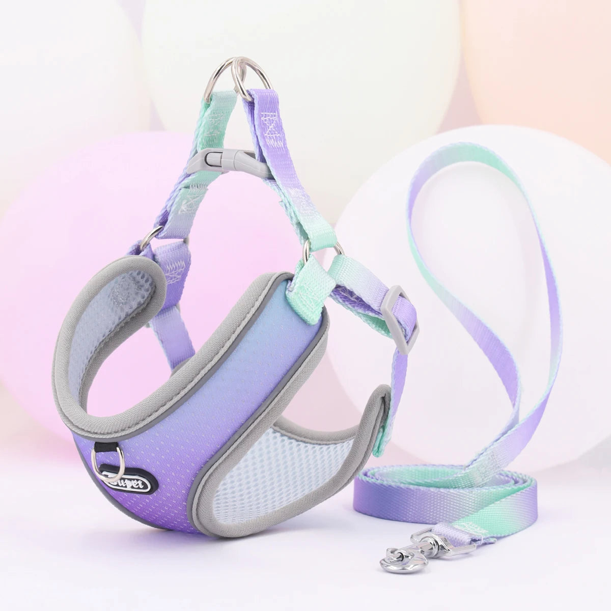 Supet Pet Step-in Dog Harness, Adjustable Reflective Soft Dog Harness, Breathable Dog Vest Harness for Cats Puppy