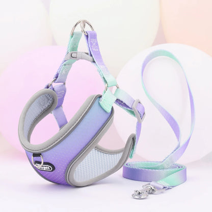 Supet Pet Step-in Dog Harness, Adjustable Reflective Soft Dog Harness, Breathable Dog Vest Harness for Cats Puppy