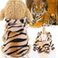 pawstrip Small Dog Clothes Warm Winter Pet Dog Jumpsuit Puppy Fleece Hoodie Chihuahua Small Medium Dog Warm Outfit Kitten Jacket