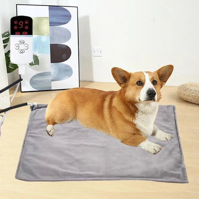 Pet Heating Pad Electric Heated Bed for Dog Indoor Pet Warming Mat with Adjustable Temperature Cat Electric Pads for Home Dorm