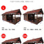 Outdoor Dog House Solid Wood Waterproof Large Dog Golden Retriever Kennel Rainproof Kennel Pet Villa Summer Outdoor Dog House