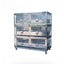 Rabbit Cage Stainless Drawer-type Cage and Trays Easy To Clean