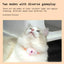 Smart Cat Amusement Collar TPC Material Light Cat Toy Cat Amusement Device USB Rechargeable Long Battery Life Cat Exercise