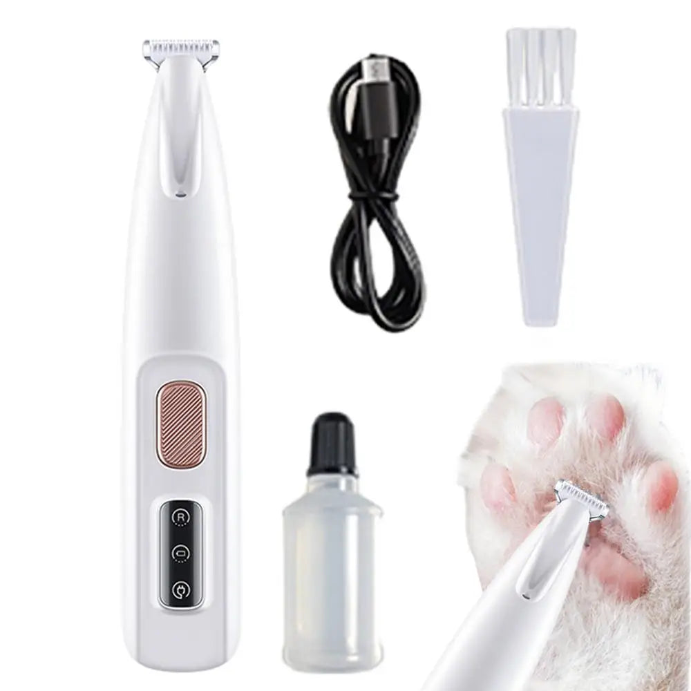 Dog Paw Trimmer Paw Pad Trimmer Paw Trimmer Rechargeable Cordless Nail Grinder Shaver For Cats And Other Pets