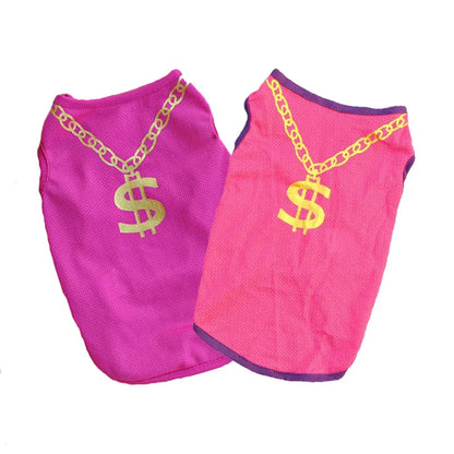 2pc Quick Dry Dog Shirt, Mesh Summer Dog Clothes Dollar Vest for Small Dogs,Sun-Protection Sleeveless Shirts for Dog Puppy Vest