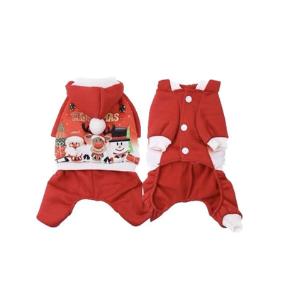 Christmas Pets Dressing Up Santa Funny Pet Clothes For Small Medium Large Dogs Winter Warm Dog Clothes Chihuahua Pug Yorkshire