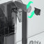 Thin External Hang On waterfall filter aquarium silent filter pump 220~240V interface filter water pump Three in one oxygen pump