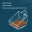 Acrylic Aquarium Feeder Tube Dish Transparent Fish Tank Shrimp Snail Shrimp Food Feeder Bowl Aquarium Feeding Accessories New