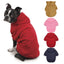 Dog Hoodies Solid Color Sweatshirts with Pocket Pet Pullover Coat Spring Autumn Clothes for Small Dogs, Puppy Cat Sport Costume